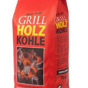 Grillkohle "Feuer & Flamme" Holzkohle zum Grillen, 10 kg
