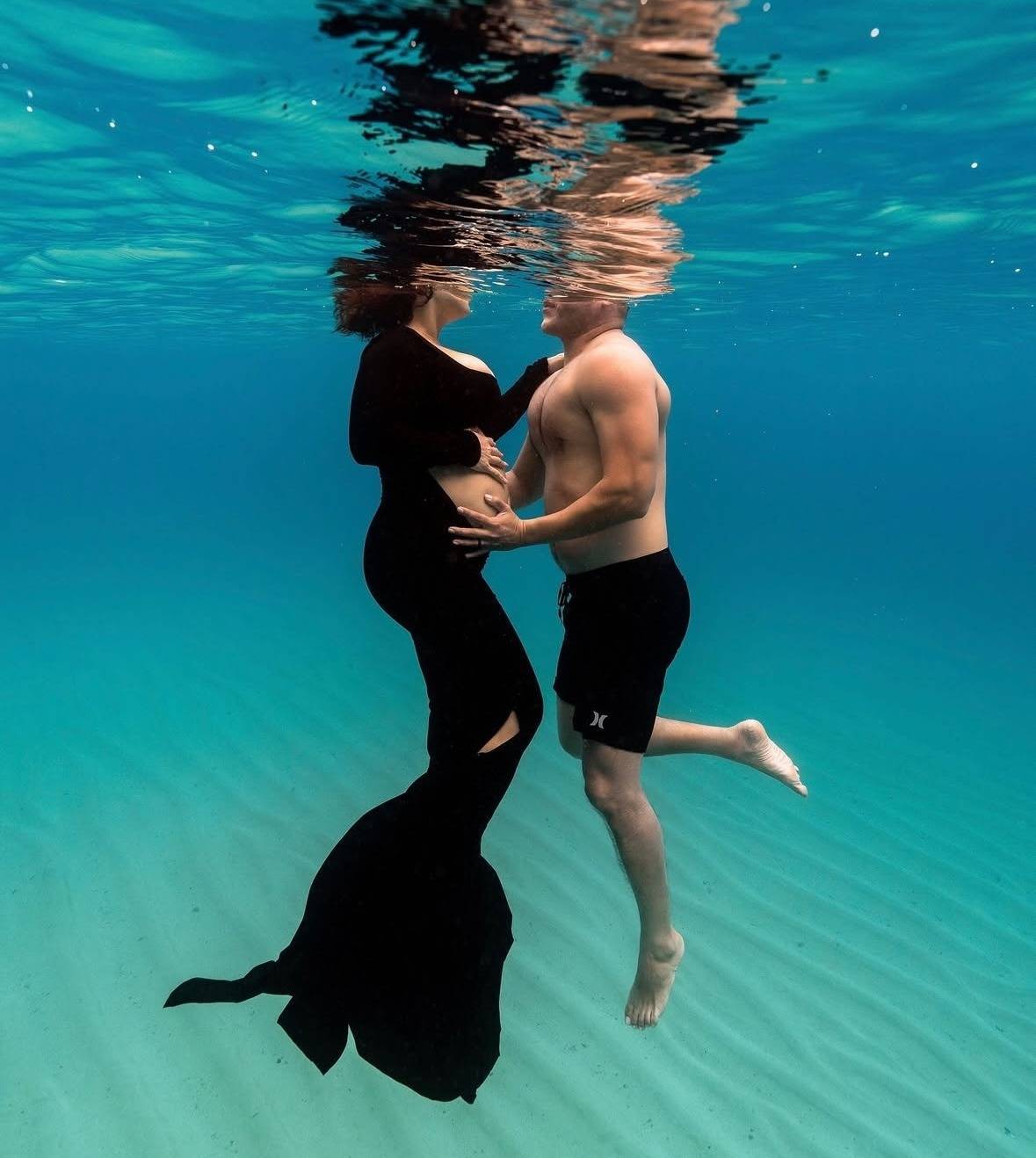 Paar-Shooting Unterwasser