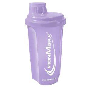 IronMaxx Eiweiß Shaker - Lavender 700ml | Proteinshaker mit Drehverschluss, Sieb & Mess-Skala | auslaufsicher, spülmaschinengeeignet & frei vom Weichmacher BPA & DEHP Polypropylen