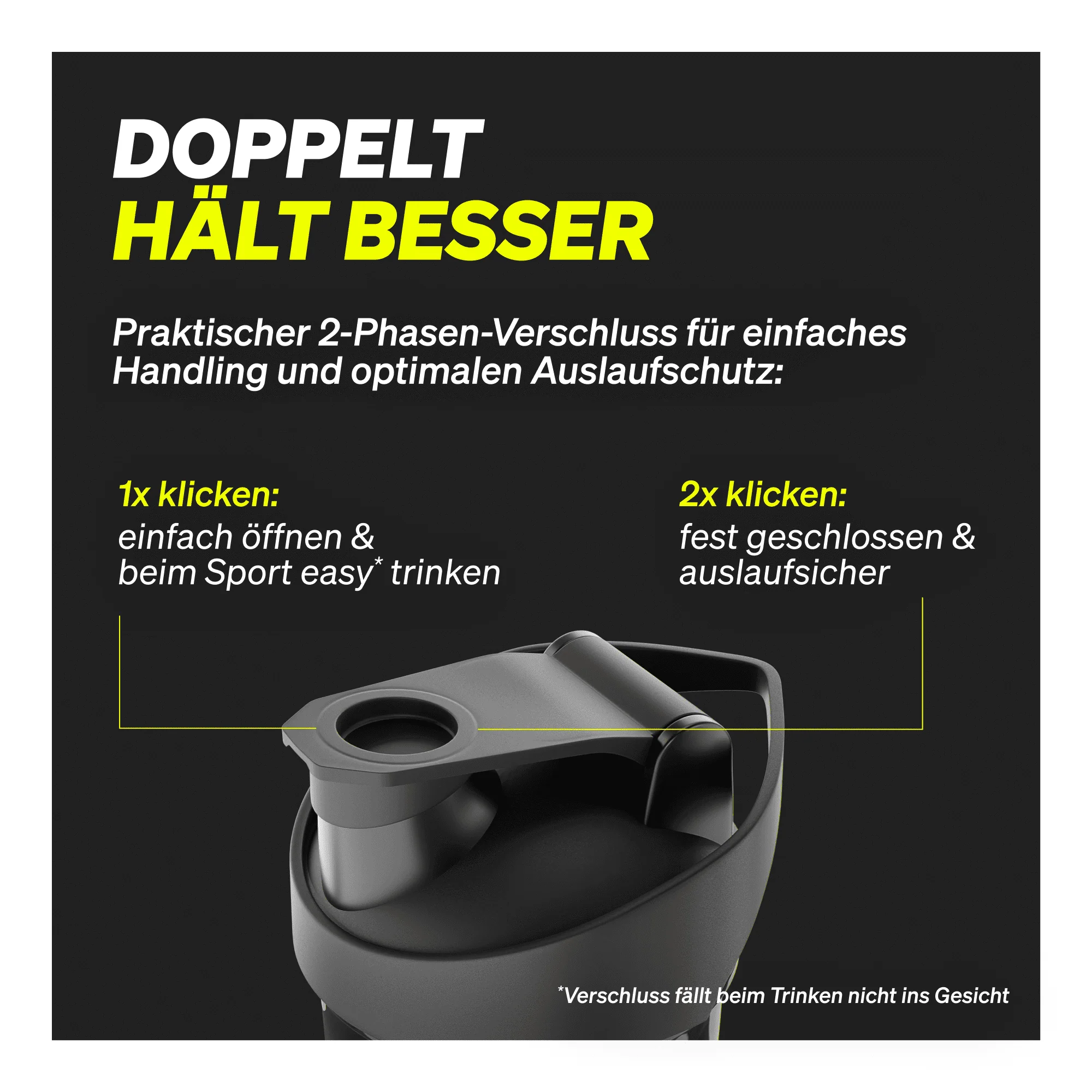 Protein Shaker BPA FREI – Bild 4
