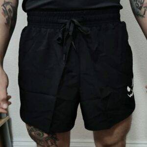 Sporthose Fitness Kurz Schwarz L