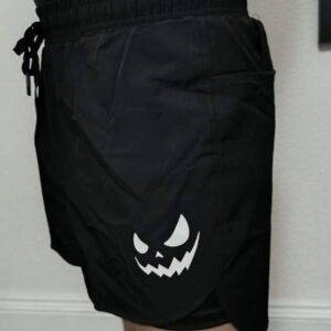 Sporthose Fitness Kurz Schwarz L