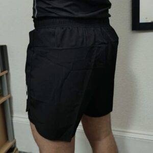 Sporthose Fitness Kurz Schwarz L