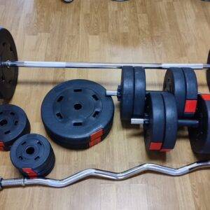 Hantel-Set Sport Fitness schwarz rot gebraucht