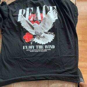 Tshirt Peace schwarz > L