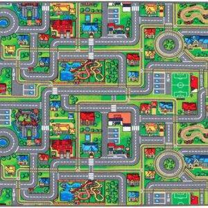 Kinderteppich STREETS - 160 cm x 200 cm x 5 mm