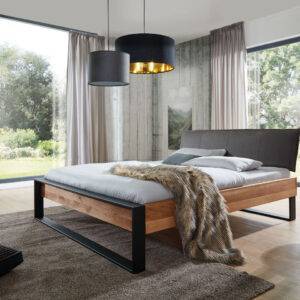 Doppelbett „Laura“ 160cm | Wildeiche