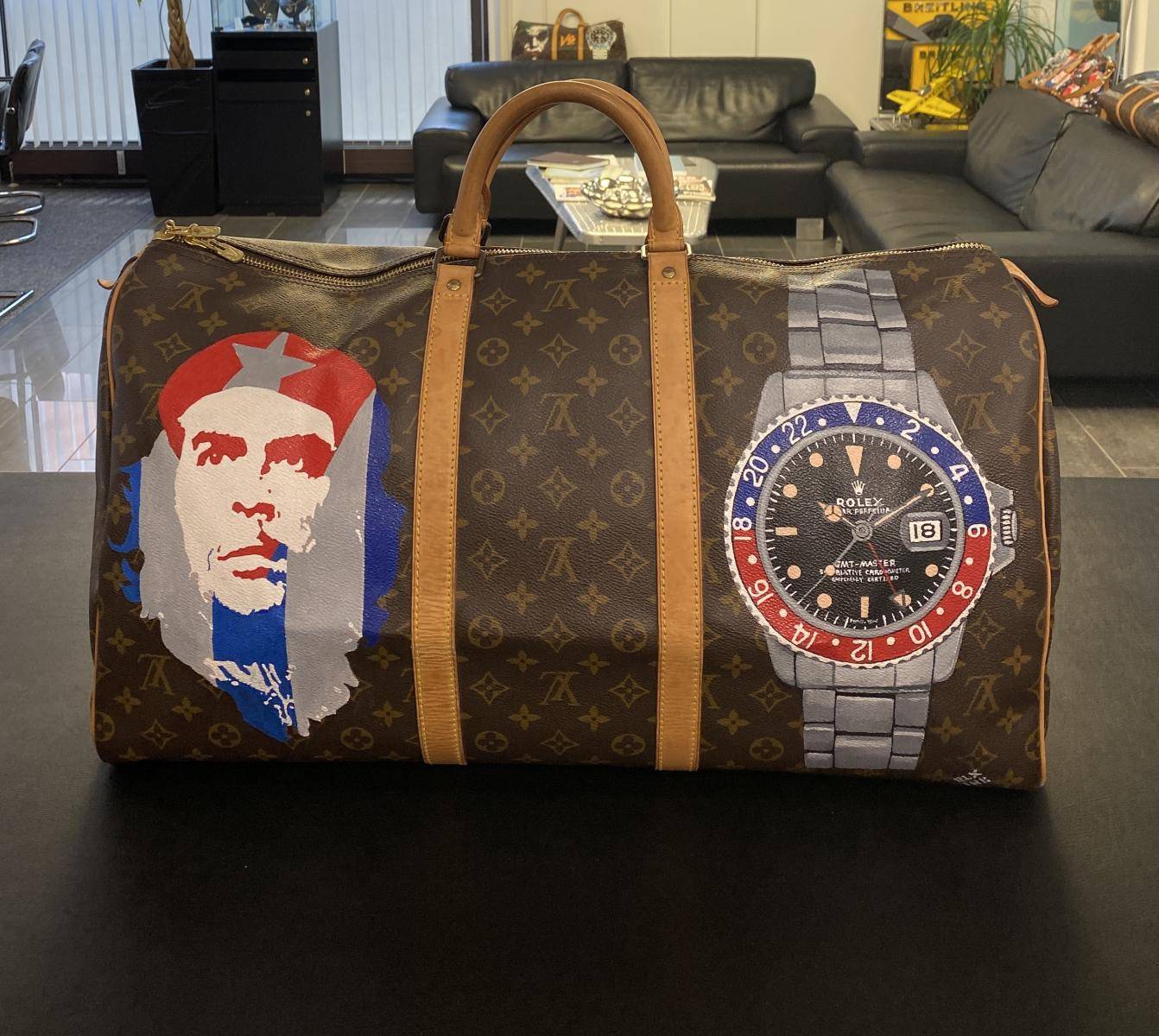 Louis Vuitton Keepall 55 - Che Guevara x GMT-Master - Reisetasche – Bild 2