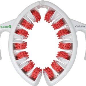 CELLULITE Manuelles Anti-Cellulite Massagegerät, Made in Italy, patentiert, mit mechanischer Dreifachwirkung und Rollen, die die Haut anheben, komprimieren und dehnen, Oberschenkel und Gesäß