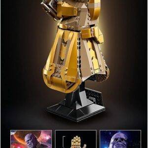 LEGO Super Heroes Marvel Infinity Handschuh, Vatertagsgeschenk für Papa, Sammlerstück, Spielzeug für Erwachsene & Fans der Avengers-Superhelden 76191
