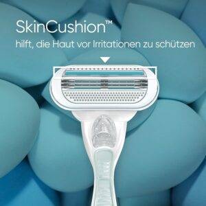 Gillette Venus ComfortGlide Spa Breeze Damenrasierer, 1 Ersatzklingen, rutschfestes, ergonomisches Handstück
