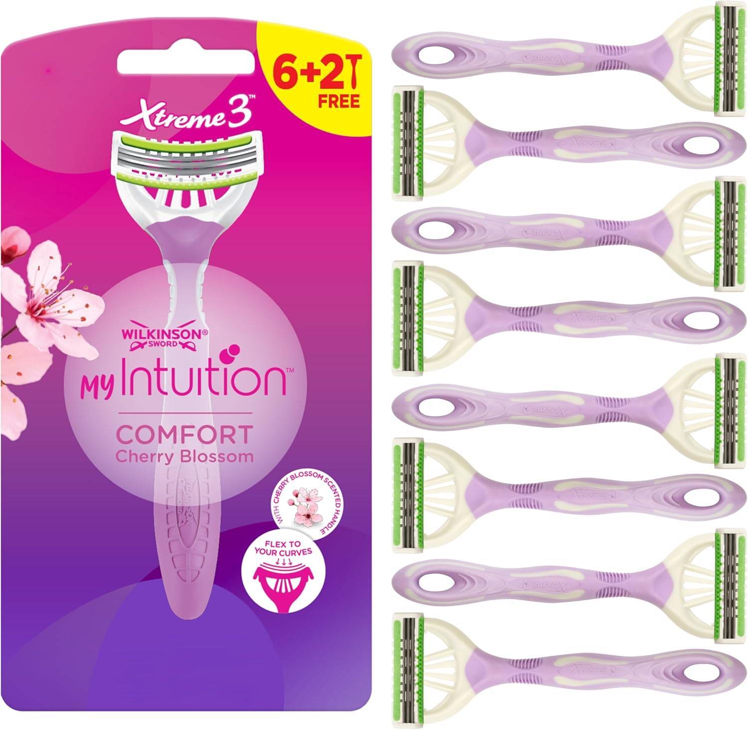 Wilkinson Sword myIntuition Comfort Xtreme 3 womens 6+2er Pack