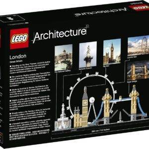 LEGO 21034 Architecture London Skyline-Modellbausatz, Bauset mit London Eye, Big Ben, Tower Bridge, Haus- und Büro-Deko, Geschenkidee für Sammler