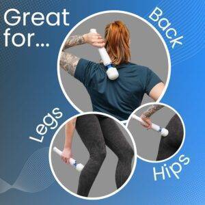 Zauberstab-Massagegerät mit 10 Modi – Entspannungs-USB-Massagestab – Entspannung der Nackenmuskulatur und Stressabbau – Hilfe bei der Genesung von Muskelschmerzen