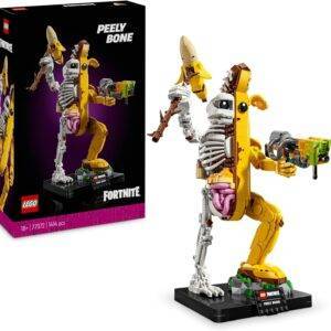 LEGO Fortnite Knochen-Schali - Inklusive Farbwerfer & Schalenschläger-Spitzhacke - Sammlerstück für Videospiel-Fans - Bauset für Erwachsene als Wohn- oder Büro-Deko - 77072