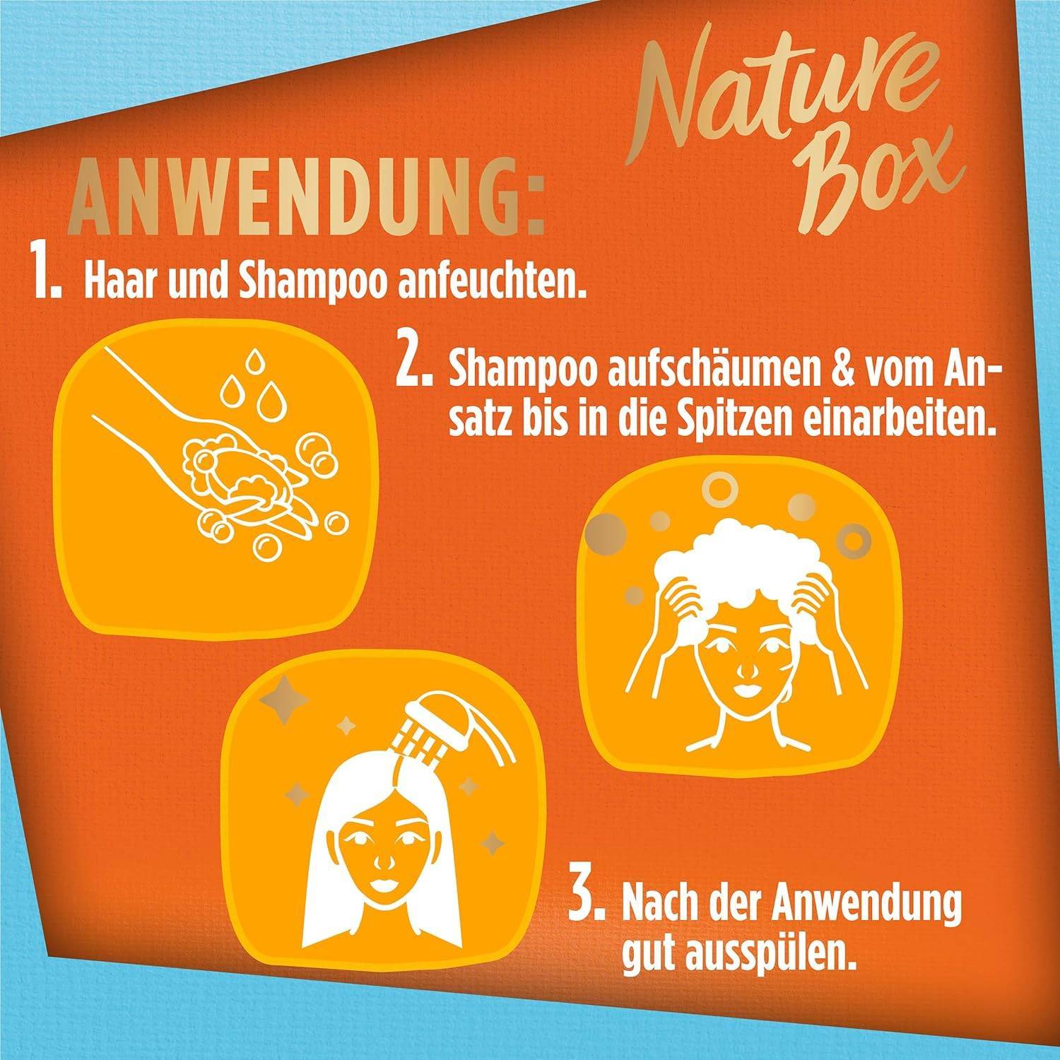 Nature Box festes Shampoo Feuchtigkeit (85 g), festes Haarshampoo mit Kokosnussöl spendet den Haaren Feuchtigkeit bis in die Tiefe, Haarpflege-Shampoo in recycelbarer Verpackung – Bild 2