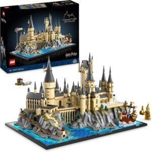 LEGO Harry Potter Schloss Hogwarts mit Schlossgelände - Set zum Sammeln für Erwachsene inkl. Hauptturm & Astronomieturm, Kammer des Schreckens & Architekt Minifigur - Geschenk für Frauen und Männer - 76419