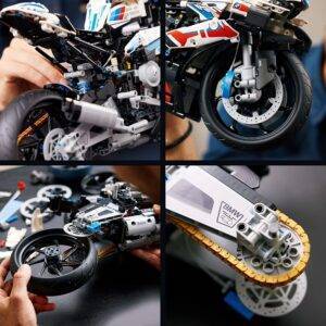 LEGO Technic BMW M 1000 RR Motorrad-Modell, Modellbausatz für Erwachsene, Set als Geschenk zum Basteln für Männer und Frauen, als Home- oder Büro-Deko 42130