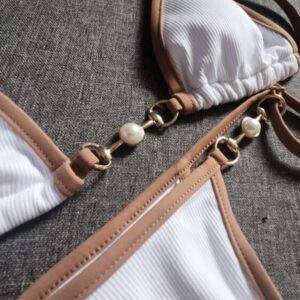 Bikini white bronce ~ M