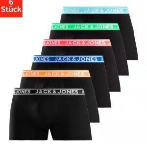 JACK & JONES Trunk JACCRISP TRUNKS 6-PACK (Packung, 6-St) Großpackung - Größe XXL