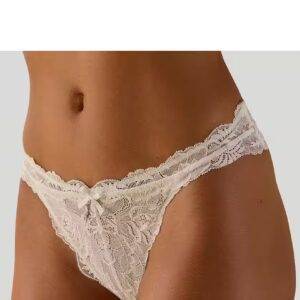 LASCANA Tanga rundherum aus edler Spitze Größe 32/34