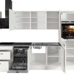 Küchenzeile Cara mit Hanseatic E-Geräten Breite 400 cm, Induktionskochfeld, Soft-Close-Funktion, Vollauszüge