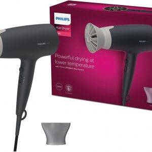PHILIPS Haartrockner Essential Series 3000 BHD351/10 2100 W, mit ThermoProtect Aufsatz, 6 Hitze- und Geschwindigkeitsstufen