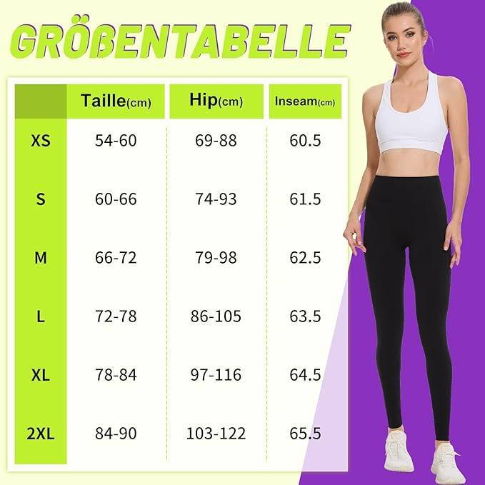 Scrunch Butt Leggings Sport Damen Leggins Gym Fitness Push Up Booty Nahtlose Po High Waist Sportleggins Lang Seamless Yogahose Blickdichte – Bild 5