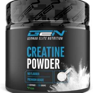 Creatin Pulver - 0,3kg / 300g - 1kg / 1000 g - Reines Creatin Monohydrat - Optimale Löslichkeit - Vegan - Ohne Zusätze - Pure Powder - German Elite Nutrition