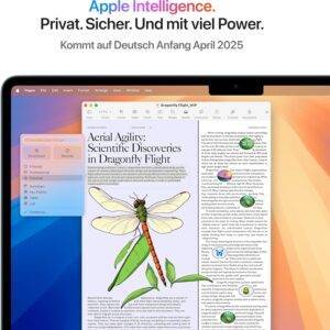 Apple MacBook Air (13", Apple M4 Chip mit 10‑Core CPU und 8‑Core GPU, 16GB Gemeinsamer Arbeitsspeicher, 256 GB) - Silber