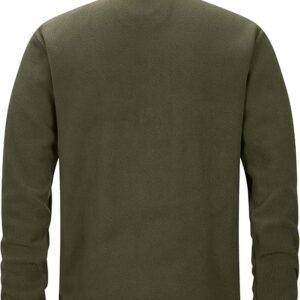 33,000ft Herren Fleecejacke Stehkragen Warm Jacke Männer Leichte Strickjacke Übergangsjacke Outdoor Sweatjacke für Wandern Laufen Freizeit