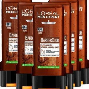 L'ORÉAL PARIS MEN EXPERT Duschgel Barber Club 6-tlg., mit Zedernholzöl