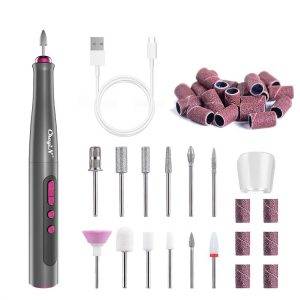 Maniküre-Pediküre-Set 12 In 1 Professionell Elektrische Nagelfräser, 20.000 U/min 5 Geschwindigkeiten, Digitalanzeige