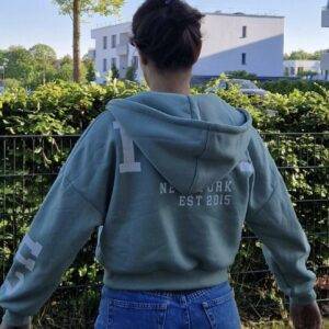 Jacke Damen türkis-hellblau gr M gebraucht