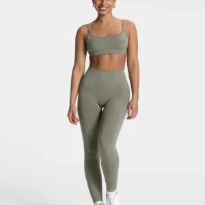 TEVEO Femme Sculpt Scrunch Leggings "Khaki"