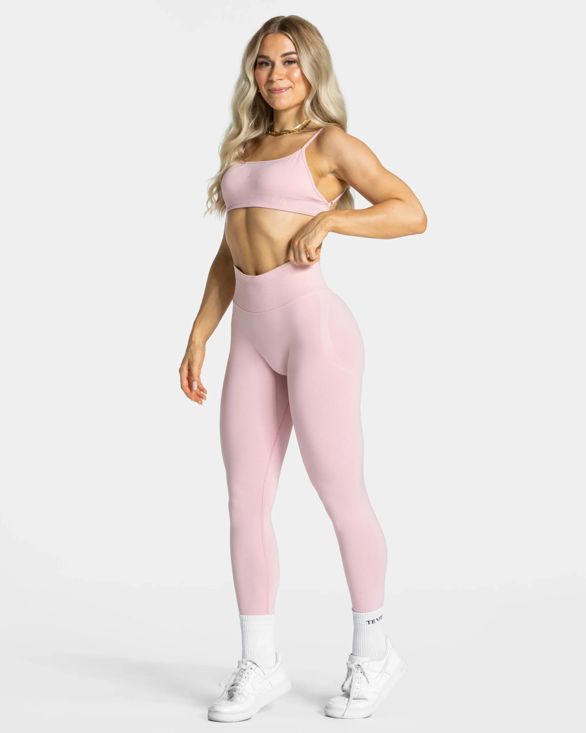 TEVEO Femme Sculpt Scrunch Leggings "Rosa"