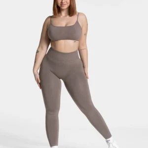 TEVEO Femme Sculpt Scrunch Leggings "Mokka“