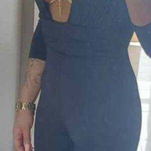 Kette für Dekollete in Gold Glitzer gebraucht