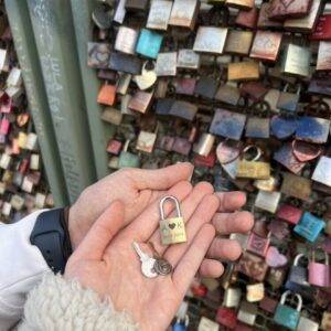 🔒Personalisierbares Metall-Liebesschloss mit Gravur – Dein einzigartiger Liebesbeweis!💘