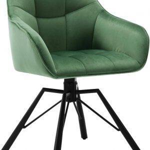 4-Fußstuhl (1 St), drehbar Esszimmerstuhl mit Armlehnen Rückenlehne