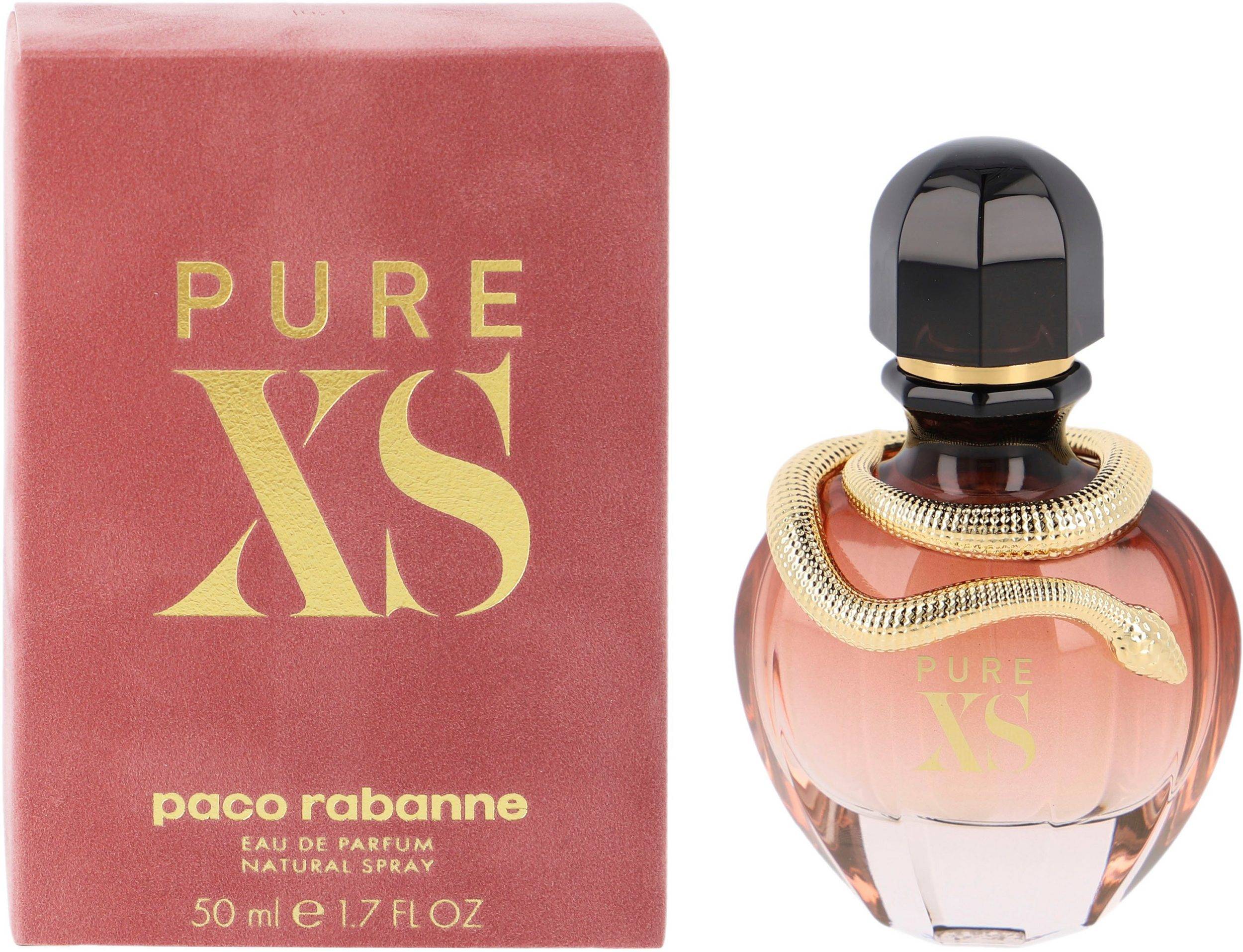 PACO RABANNE Eau de Parfum Paco Rabanne Pure XS Süßer Damenduft mit Vanille, Ylang-Ylang und Popcorn.