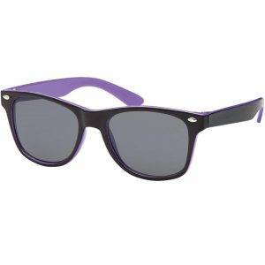 Wayfarer Kinder Sonnenbrille Jungen Mädchen (1-St) mit schwarzen Linsen