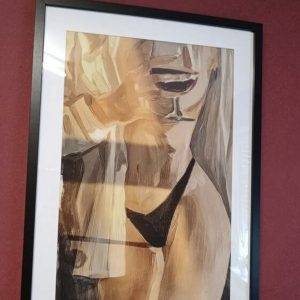 Kunstbild weibliche Figur 40x60 cm 🖼️ – ohne Rahmen