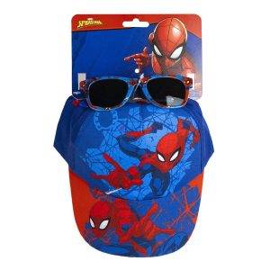 SPIDERMAN Sonnenbrille Sommer-Set für Kinder – Cap & Sonnenbrille