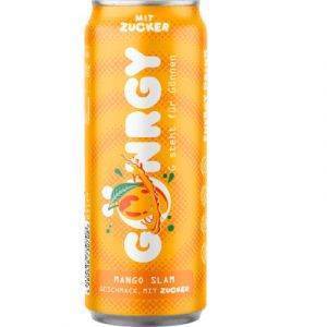 Mango Slam mit Zucker - GÖNRGY by MontanaBlack Energy-Drink, 12er Pack (12 x 0.5 l) EINWEG Inkl. Pfand