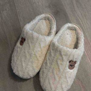 Plüsch Hausschuhe 🧸 – Größe 38