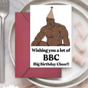 Geburtstagskarte BBC | HappyMommy – Geburtstagskarten & Geschenke 🎉