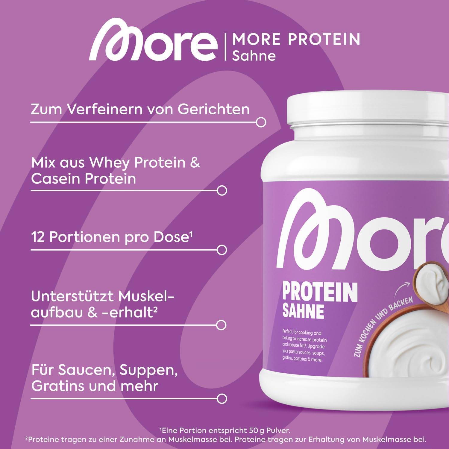 MORE Proteinbundle aus More Protein Sahne, 600g und Protein Iced Coffee, 500g, Vanilla Chocolate Chip Cookie, Whey Konzentrat Casein Mix und Eiskaffee mit wertvollen Proteinen - made in Germany – Bild 6