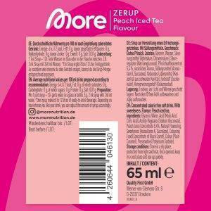 MORE Zerup, mixed 11er Bundle, 11 x 65 ml, für bis zu 88 l Fertiggetränk, zuckerfreier Sirup mit echten Fruchtextrakten, vegan, zero Kalorien - made in Germany
