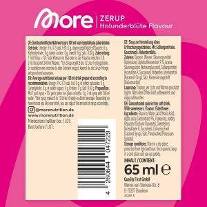 MORE Zerup, mixed 11er Bundle, 11 x 65 ml, für bis zu 88 l Fertiggetränk, zuckerfreier Sirup mit echten Fruchtextrakten, vegan, zero Kalorien - made in Germany